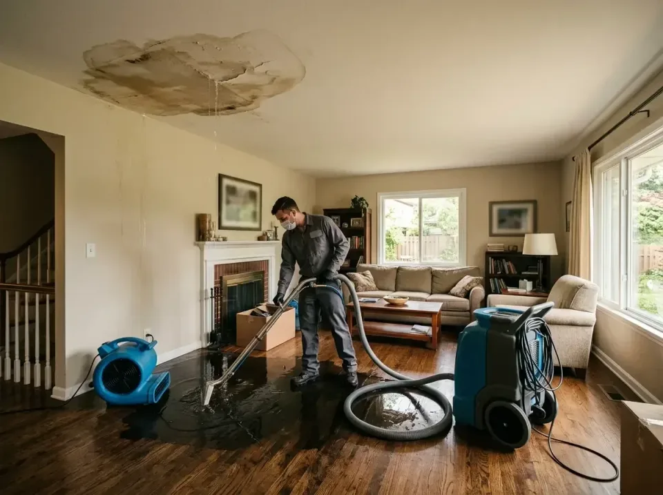 attic-pipe-burst-ceiling-drip-008 — frequently asked questions, Water Damage Restoration & Carpet Care in Oatfield, OR